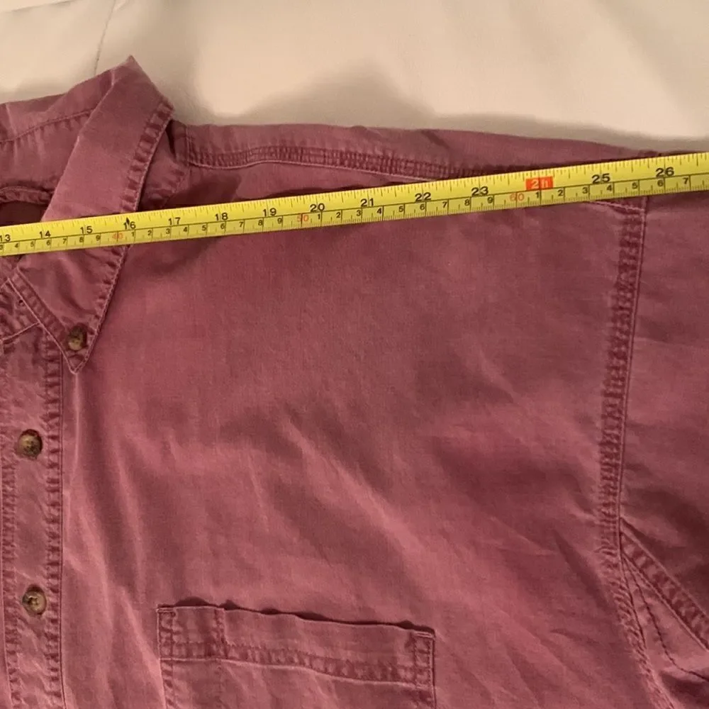 C.E. Schmidt Workwear Cotton Short Sleeve Button Closure Men’s Shirt Size 2XL
